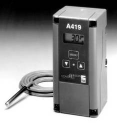 thermostat control with heat probe